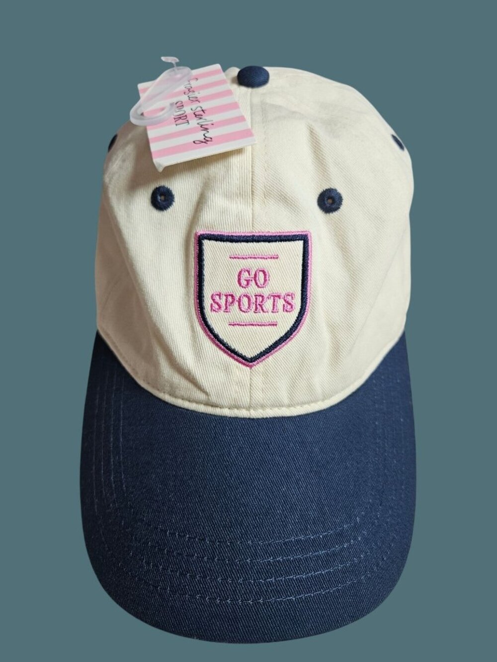 Frasier Sterling " Go Sports" Cotton Adjustable Baseball Hat/Cap
